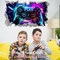3D Game Wall Decals: Gaming Room Wall Stickers for Game Lover(3d Video Game Wall Decals)